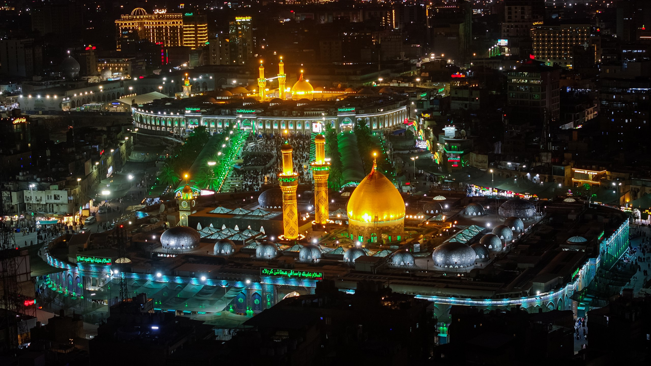 Hz. Ebulfazl Abbas’ın (a.s) mübarek türbesinden ruha huzur veren manzaralar