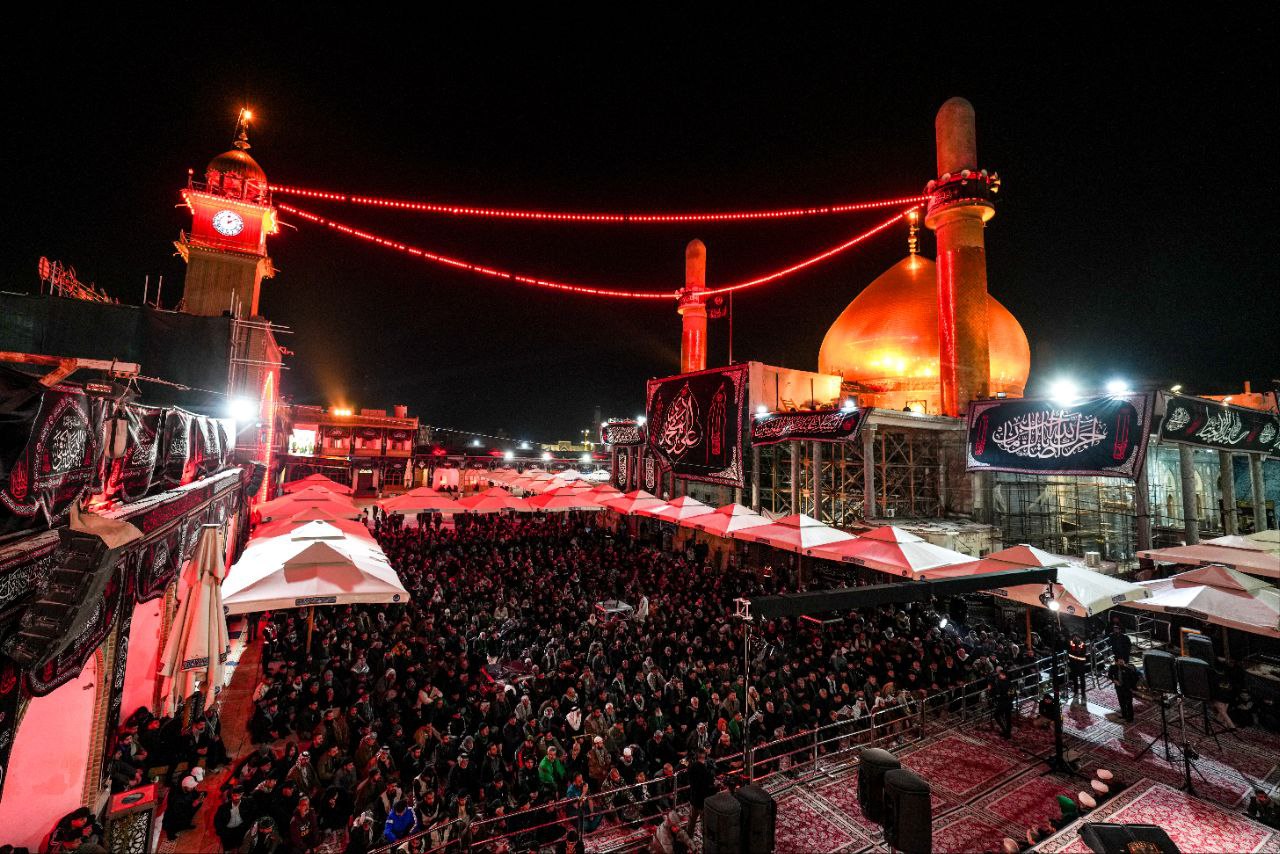 بالصور مجالس العزاء بذكرى شهادة الإمام علي الهادي(عليه السلام) في صحن العسكريين عليهم السلام