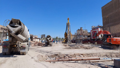 کربلا :صحنِ امام حسنؑ میں کھدائی کے دوران پیلی ریت کی منفرد تہیں سامنے آ گئی ہیں