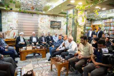 Palestinian delegation visits Imam Hussain Holy Shrine: Strengthening brotherhood and Islamic solidarity