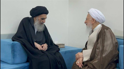 سید سیستانی دام ظلہ الوارف امتِ مسلمہ کے لیے ایک عظیم نعمت ہیں: شیخ آملی