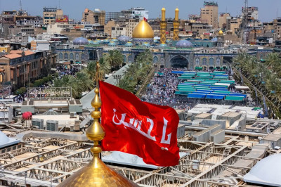 یوم عرفہ کربلا معلی میں زائرین کا روح پرور اجتماع