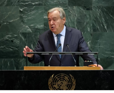 Guterres: No Justification for collective punishment of Palestinians, famine now a weapon and a reality