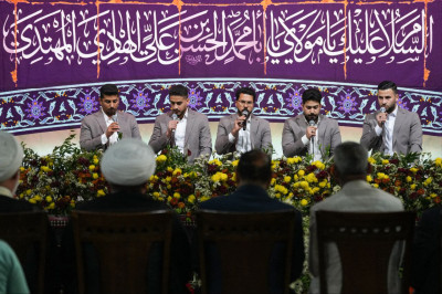 العتبة العسكرية المقدسة تحتفي بولادة الامام الحسن العسكري في سامراء
