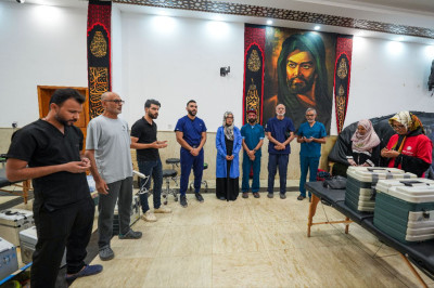 Hz. Askeriyeyn (a.s) Türbesi’nde ziyaretçilere yönelik yıllık sağlık hizmeti programı başladı