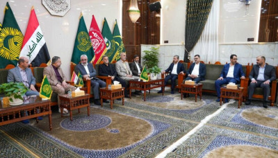 Najaf: Secretary-General of Imam Hussain Holy Shrine participates in meeting of Iraq’s Holy Shrine Secretaries-General at the Imam Ali Holy Shrine