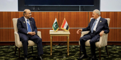 Pakistani President: Iraq plays a pivotal role in strengthening regional security