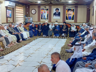 العتبة الحسينية المقدسة تحضر صلحا عشائريا في تلعفر