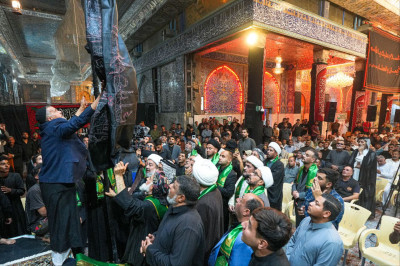 العتبة العسكرية تقدم خدماتها للزائرين في ذكرى وفاة القاسم (ع)