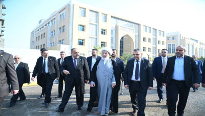Cheikh Al-Karbala'i en visite à l’Université Warith Al-Anbiyaa pour suivre les projets d’expansion