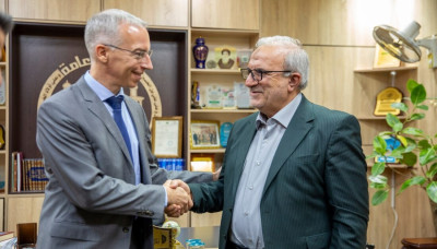 Kerbela’da diplomatik buluşma: Hz. Hüseyin (a.s) Türbesi, Almanya Büyükelçisini ağırladı