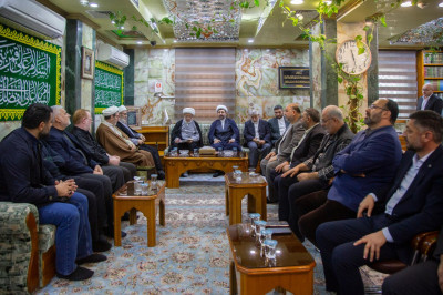 ممثلي ومدراء مؤسسة ال البيت (عليهم السلام ) في عدد من بلدان العامل يزور العتبة الحسينية