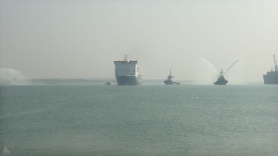 Iraqi ports open maritime route with the UAE and receive first vessel from Rashid Port