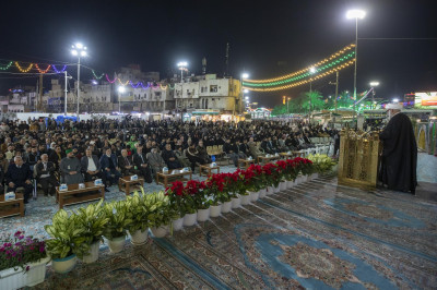 İmam Cevad’ın (a.s) doğum yıldönümü Hz. Abbas (a.s) Türbesi’nde coşkuyla kutlandı