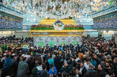 نئے سال کی آمد حرمِ امام حسینؑ میں ، دنیا بھر سے آئے زائرین کی روح پرور تصویری جھلکیاں