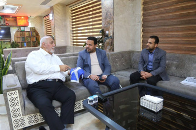 وفد اسكتلندي يزور العتبة الحسينية المقدسة لبحث افاق التعاون الثقافي والإنساني