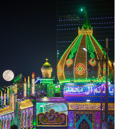 بالصور.. إحياء ليلة النصف من شعبان في كربلاء المقدسة