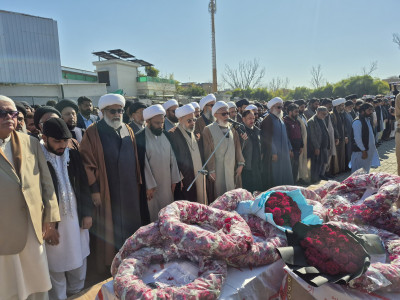 پاکستان: سانحہ ترلائی مسجد کے شہدا کی فیملی اور زخمیوں کے ساتھ کھڑے ہیں۔ وکیل مرجعِ دینیِ اعلیٰ پاکستان