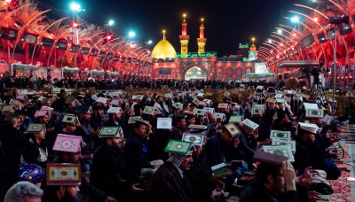 حرمِ امام حسینؑ میں شبِ قدر کا روح پرور اجتماع