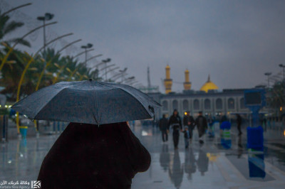 Ramadan rain blends mercy and spirituality in Karbala