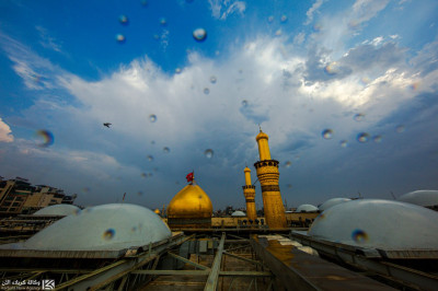 کربلا میں ماہِ رحمت کے دوران بارانِ رحمت کا نزول، سکون اور روحانیت کا حسین امتزاج پیش کر رہا ہے۔