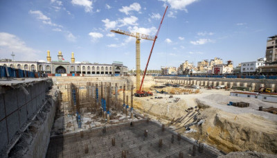 Imam Hussain Holy Shrine installs Iraq’s tallest tower crane for Imam Al-Hasan Al-Mujtaba Courtyard Project