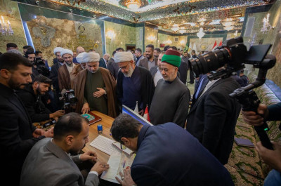 بحضور ممثل المرجعية... العتبة الحسينية تطلق حملة التبرعات دعما للشعبين الايراني واللبناني