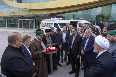 Ayetullah Sistani’nin çağrısıyla İran halkına ilk yardım kafilesi yola çıktı