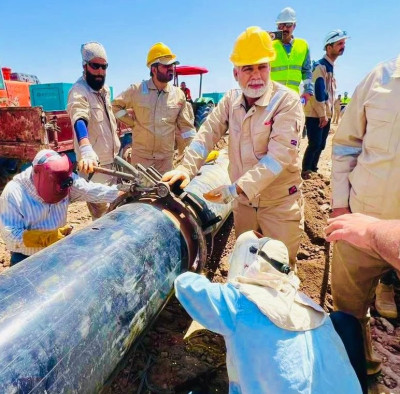 إطلاق (المشروع المعجل) لتعزيز معالجة وضخ الغاز عبر الأنابيب