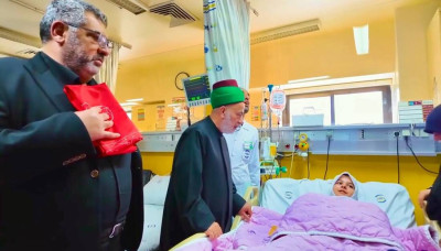 Hz. Hüseyin (a.s) Türbesi heyeti Tahran’da ABD ve İsrail saldırılarında yaralanan çocukları ziyaret etti