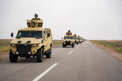 فرقة العباس القتالية : تشارك في تامين قوافل الحجاج عبر الطريق البري