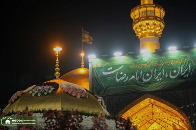 İmam Rıza'nın (a.s) veladet yıl dönümü Kerbela'da manevi bir coşkuyla kutlandı