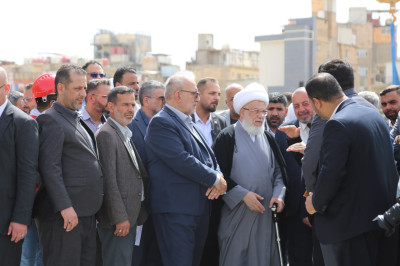 شیخ کربلائی کا صحنِ امام حسن مجتبیٰؑ اور رکضۃِ طویریج کے راستے کا دورہ، کام کی رفتار پر اطمینان کا اظہار