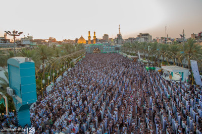 En images : la prière de l’Aïd dans la zone de Bayn al-Haramayn