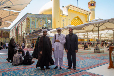 حرمِ امام حسینؑ کی دعوت پر پاکستانی وفد کی نجفِ اشرف میں حاضری، علمی و دینی مراکز کا دورہ
