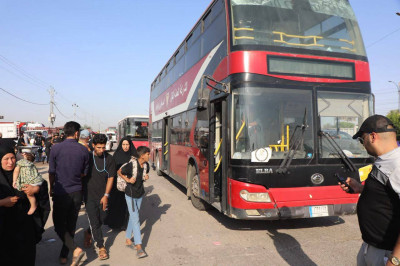 Erbain yolcularının ulaşımı için 579'dan fazla otobüs seferber edildi