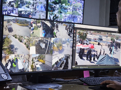 168 advanced surveillance cameras deployed to secure pilgrim movement on the Babylon–Karbala route