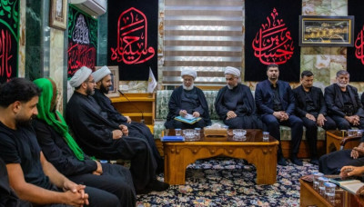 Representative of the Supreme Religious Authority receives delegation from the Maghreb countries during the Arbaeen Pilgrimage