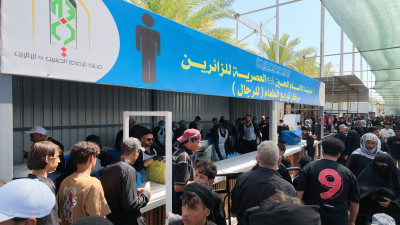 مضیفِ امام حسینؑ میں زائرینِ اربعین کے لیے شب و روز نیاز اور مہمان نوازی کا اہتمام