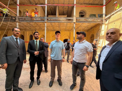 Russian ambassador concludes diplomatic mission in Iraq with visit to Imam Ali’s Footstep Mosque in Basra