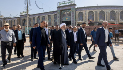 مرجعِ اعلیٰ کے نمائندے نے صحنِ عقیلہ زینبؑ کے تعمیراتی منصوبے کا موقع پر جائزہ لیا