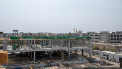 Spanning more than 5,700 m², Imam Hussain Holy Shrine continues construction of orphan school complex in Babylon Governorate